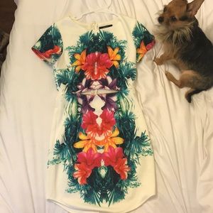 Cutout Hawaiian design dress from Forever21